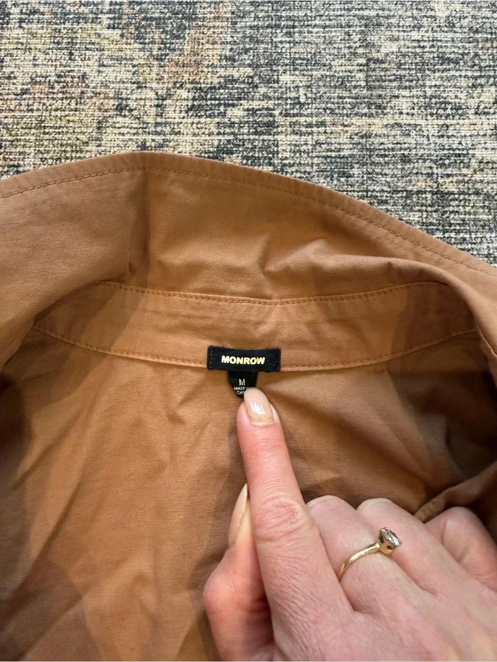 Monrow Poplin Shirt Dress - Picture 5 of 5